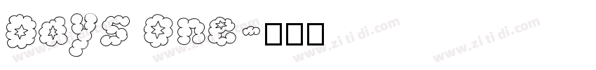 Days One字体转换